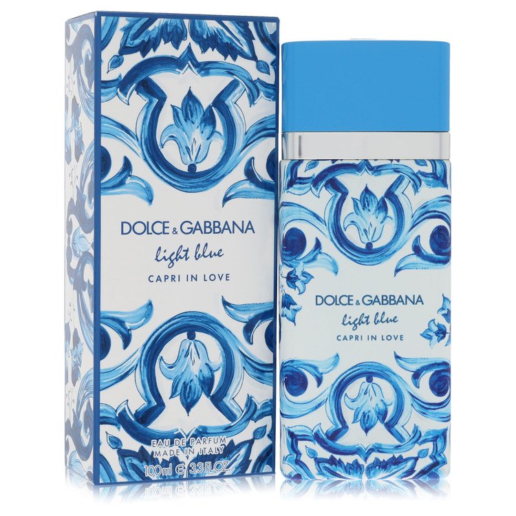 Light Blue Capri in Love by Dolce Gabbana Eau De Parfum Spray 1.7 oz for Women
