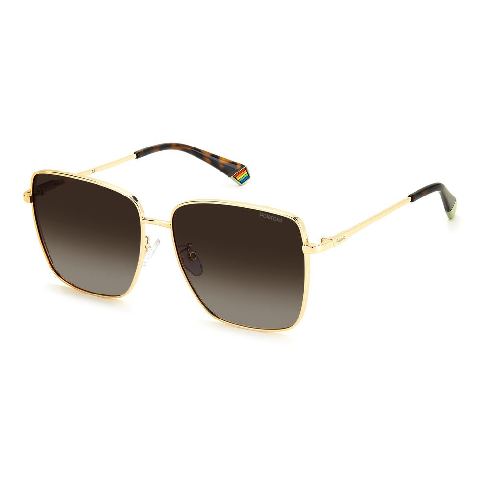 Polaroid Gold Metal Sunglasses - ACCEXO