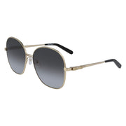 Salvatore Ferragamo Gold Metal Sunglasses - ACCEXO