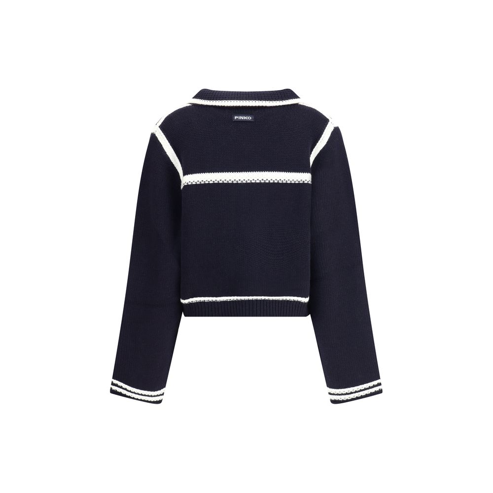 PINKO Cardigan with contrasting profiles - ACCEXO