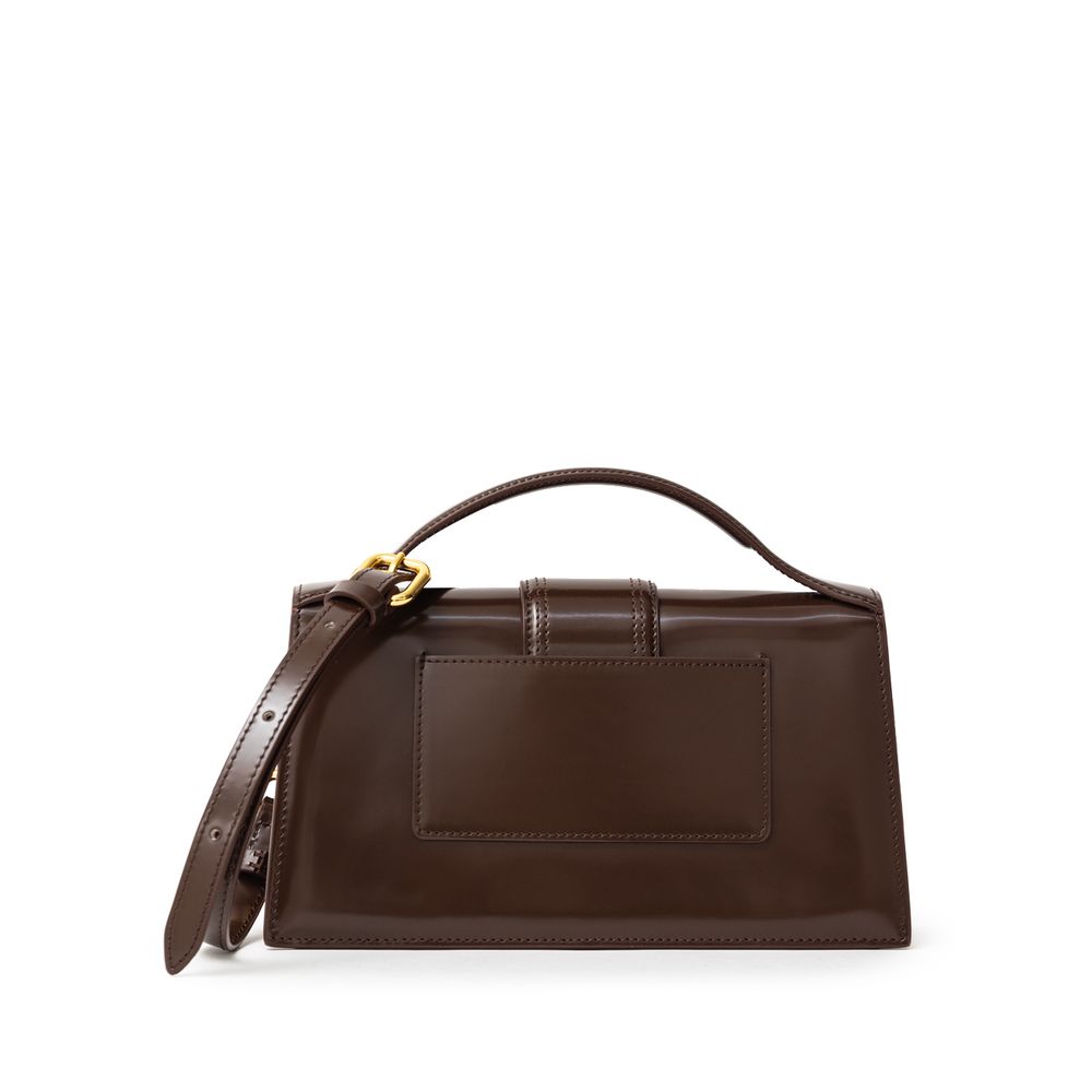 Jacquemus Brown Leather Le Grand Bambino Handbag - ACCEXO