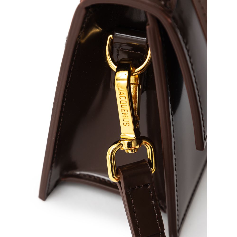 Jacquemus Brown Leather Le Grand Bambino Handbag - ACCEXO