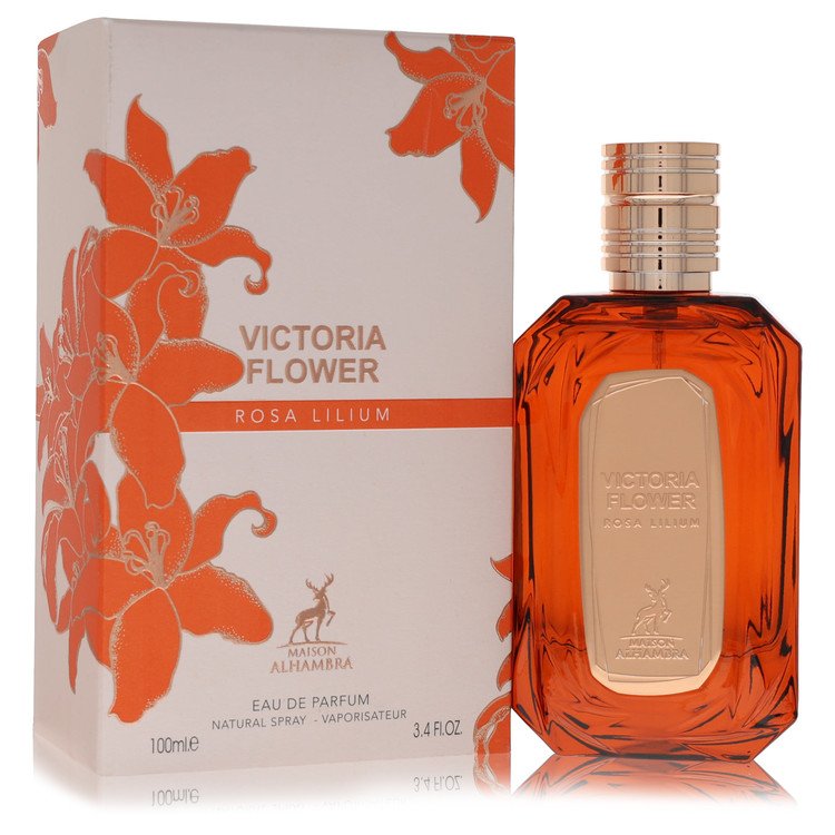 Maison Alhambra Victoria Flower Rosa Lilium by Maison Alhambra Eau De Parfum Spray (Unboxed) 3.4 oz for Women