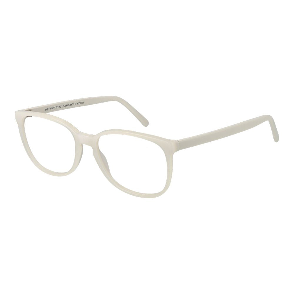 Andy Wolf White Unisex Optical Frames - ACCEXO