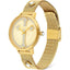 Police Gold Stainless Steel Dress Watch