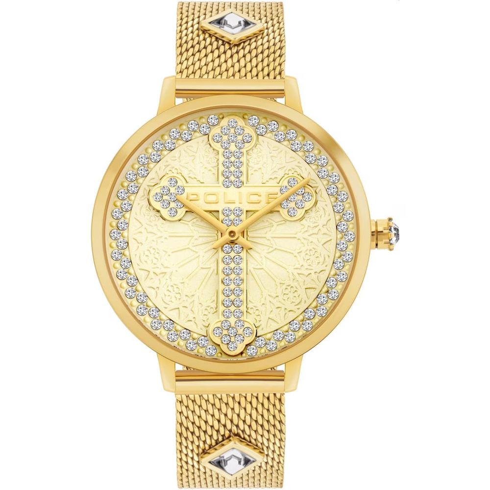 Police Gold Stainless Steel Dress Watch Secondary image