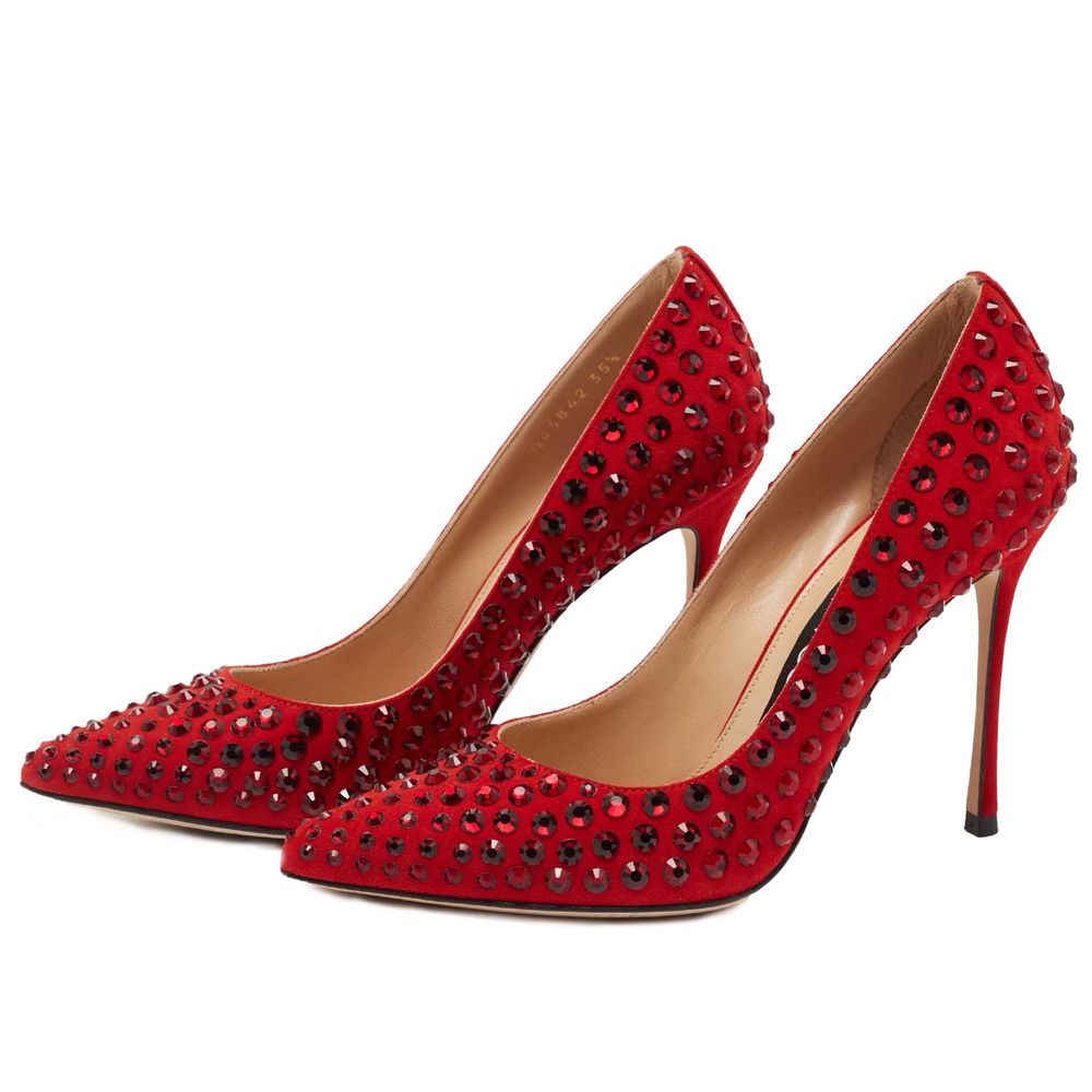 Sergio Rossi Red Calfskin Pump - ACCEXO