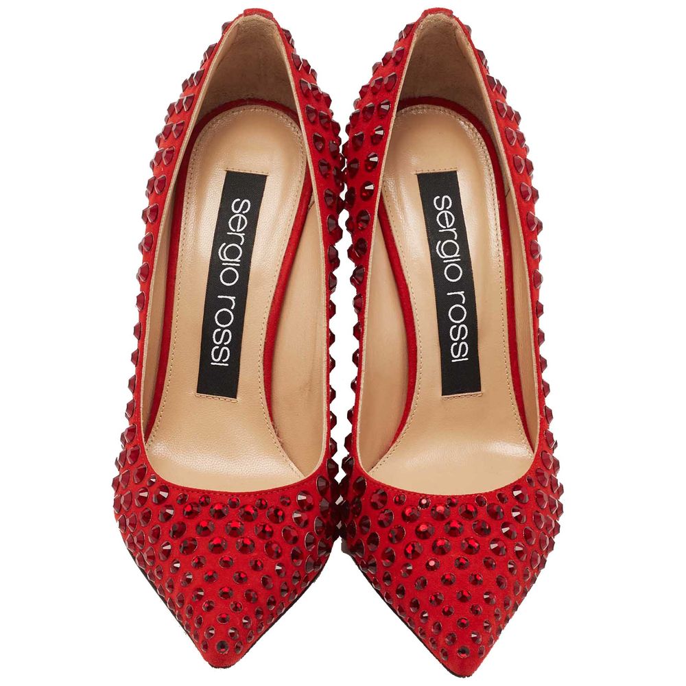 Sergio Rossi Red Calfskin Pump - ACCEXO