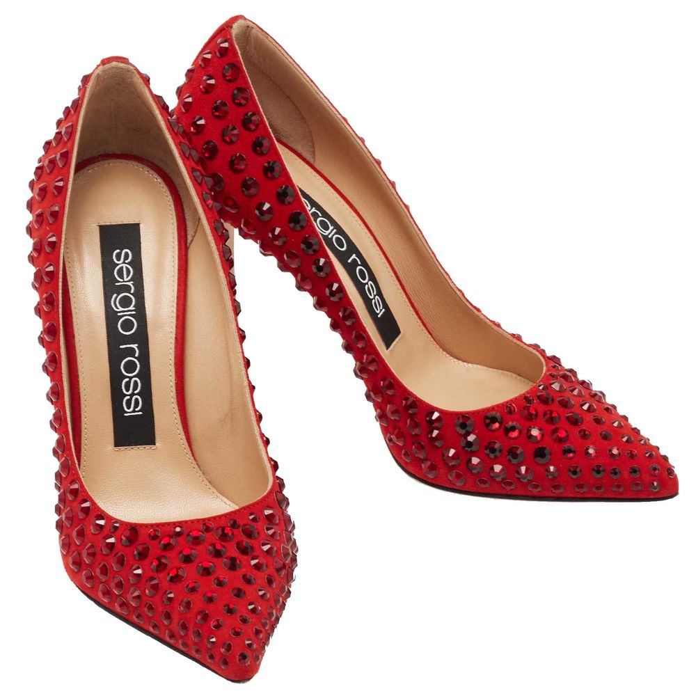 Sergio Rossi Red Calfskin Pump - ACCEXO