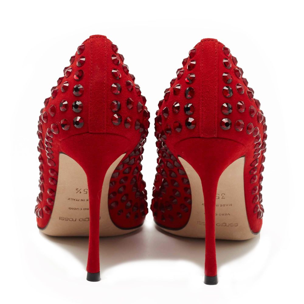Sergio Rossi Red Calfskin Pump - ACCEXO