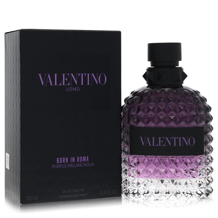 Valentino Uomo Born In Roma Purple Melancholia by Valentino Eau De Toilette Spray 1.7 oz for Men
