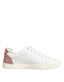 Dolce & Gabbana White Pink Leather Low Top Sneakers Shoes - ACCEXO