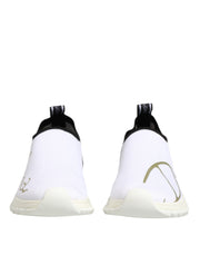 Dolce & Gabbana White Black Low Top Sorrento Sneakers Shoes