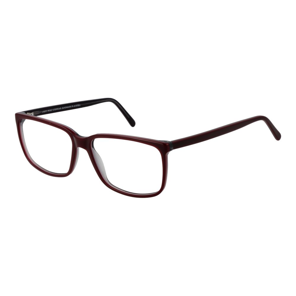 Andy Wolf Burgundy Unisex Optical Frames - ACCEXO