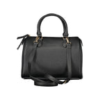 Mario Valentino Black Polyurethane Women Handbag