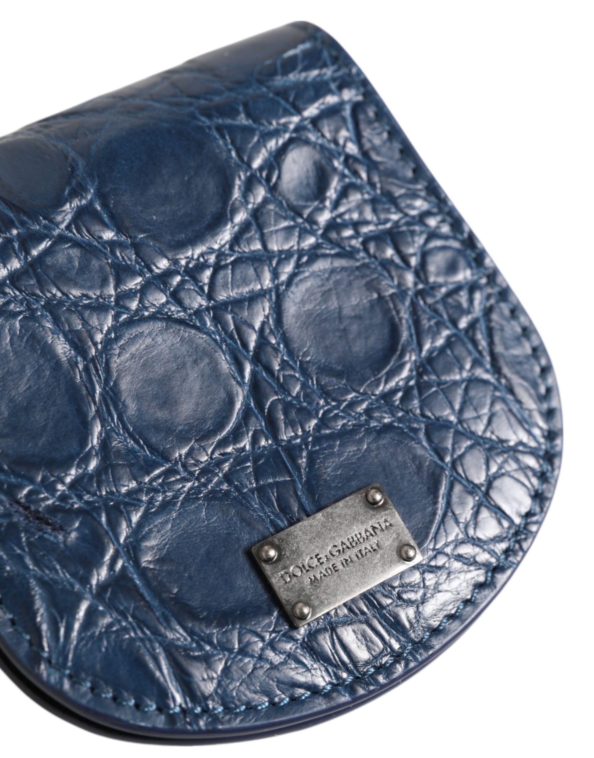 Dolce & Gabbana Exquisite Exotic Skin Coin Case Wallet - ACCEXO