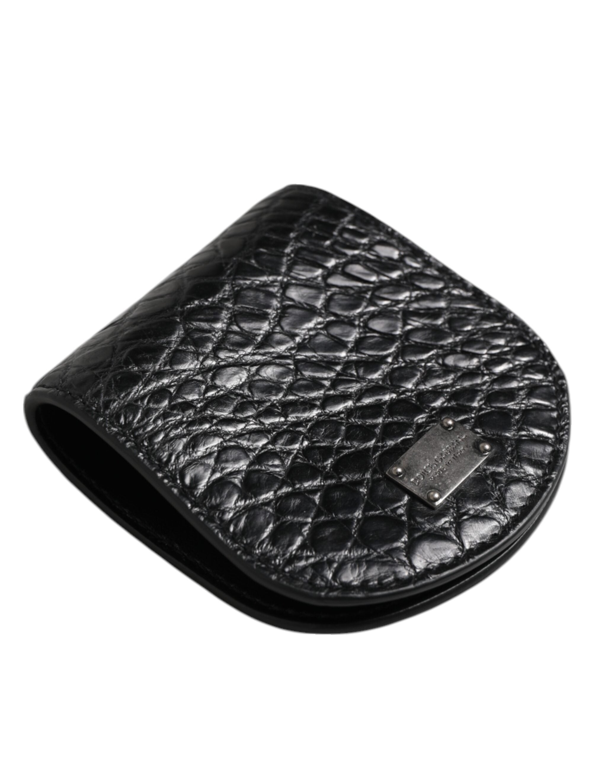 Dolce & Gabbana Exquisite Exotic Skin Coin Case Wallet - ACCEXO