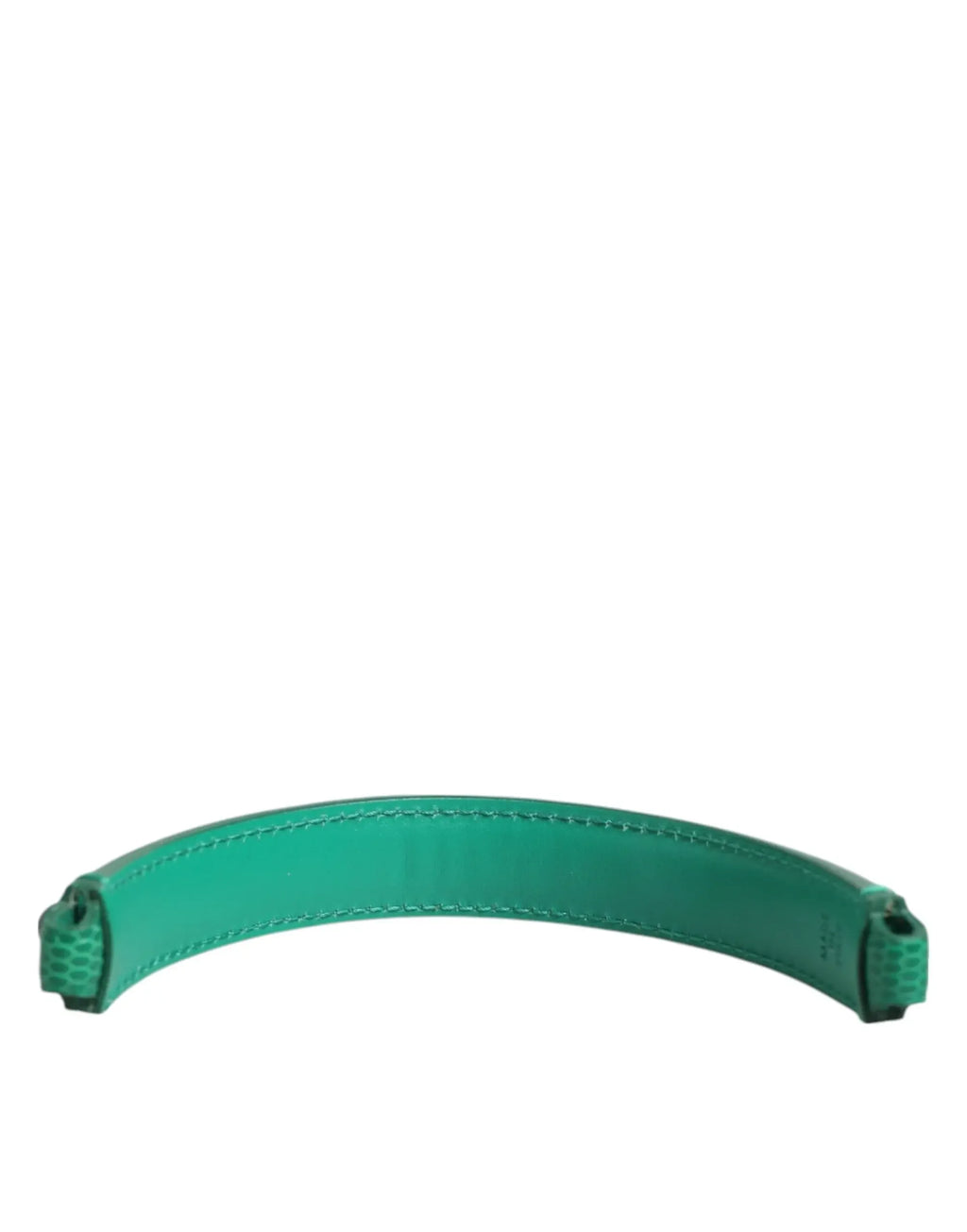 Dolce & Gabbana Green Embellished Leather Bag Handle Women Shoulder Strap - Zachava