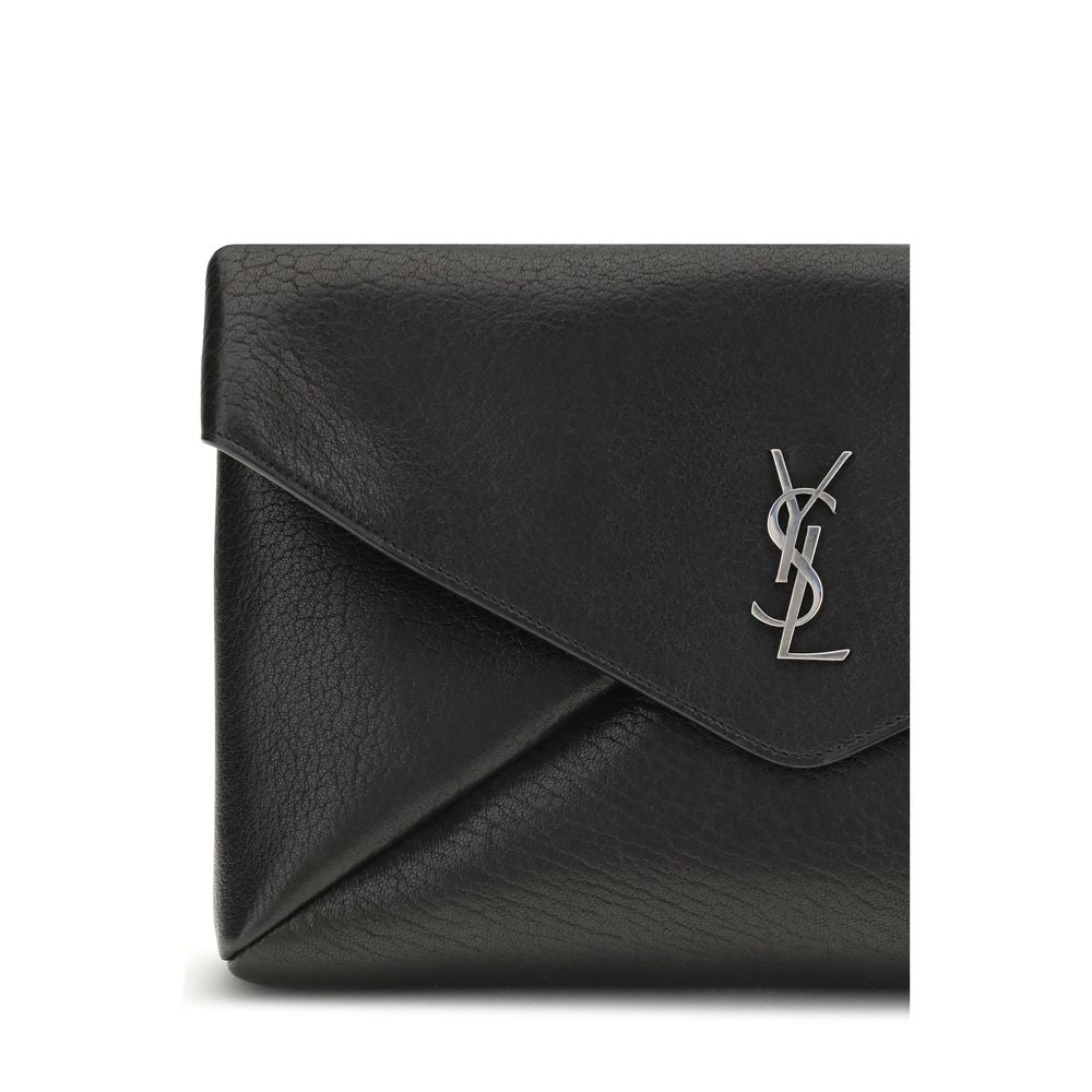 Saint Laurent Cassandre large envelope Clutch Bag - ACCEXO