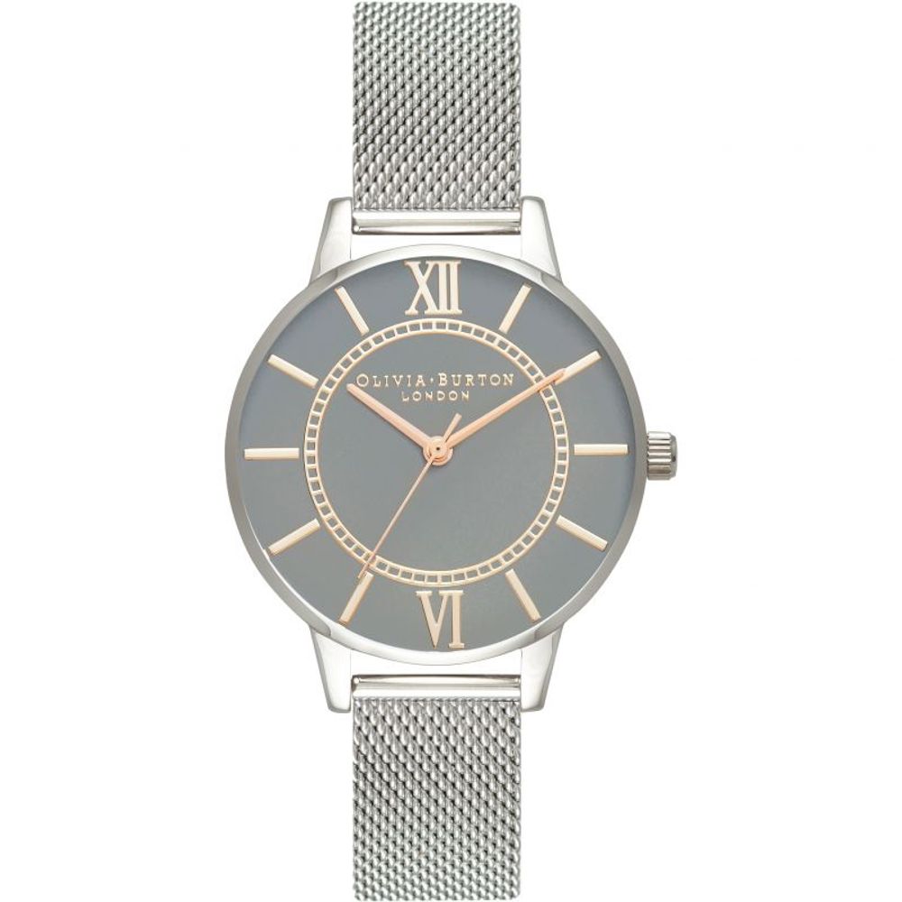 Olivia Burton Silver Stainless Steel Watch - ACCEXO