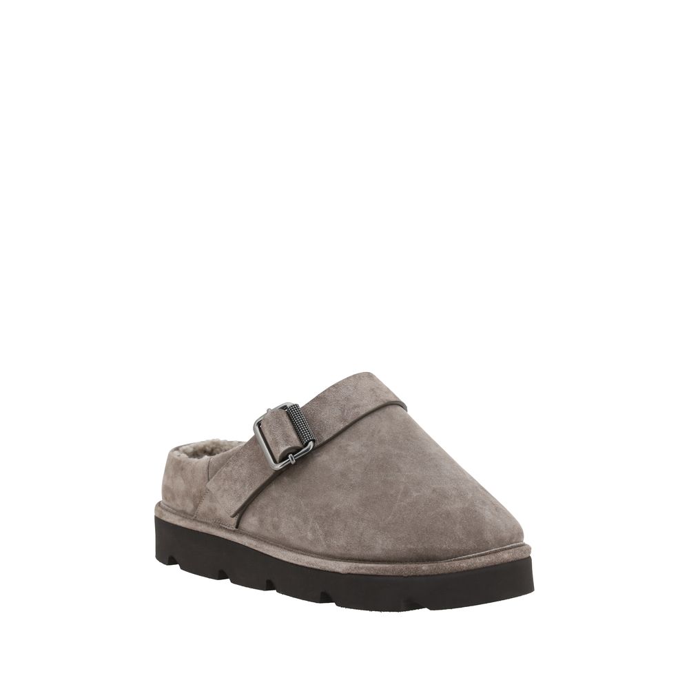 Brunello Cucinelli Fur Sabot - ACCEXO