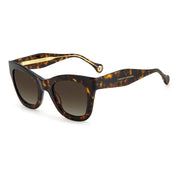 Carolina Herrera Brown Acetate Sunglasses - ACCEXO