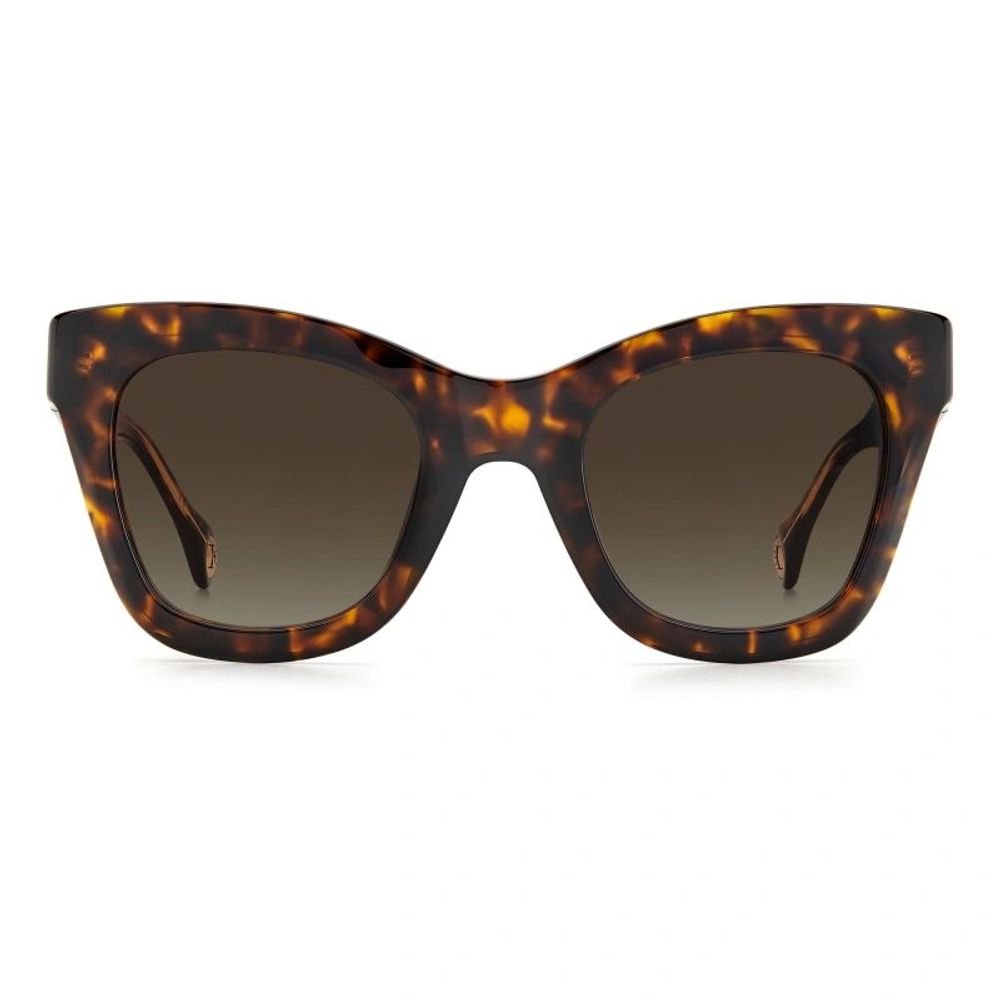 Carolina Herrera Brown Acetate Sunglasses - ACCEXO