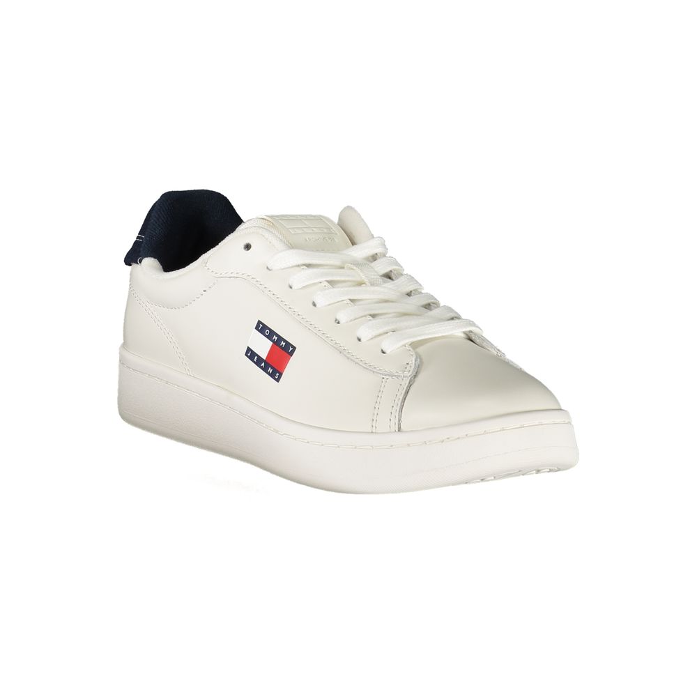 Tommy Hilfiger White Polyester Sneaker