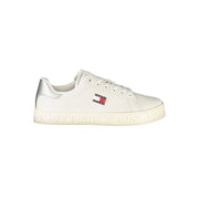 Tommy Hilfiger White Leather Women Sneaker