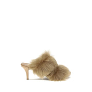 Pedro García Fur-trimmed mules Sandals - ACCEXO