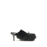 Pedro García Fur-trimmed mules Sandals - ACCEXO