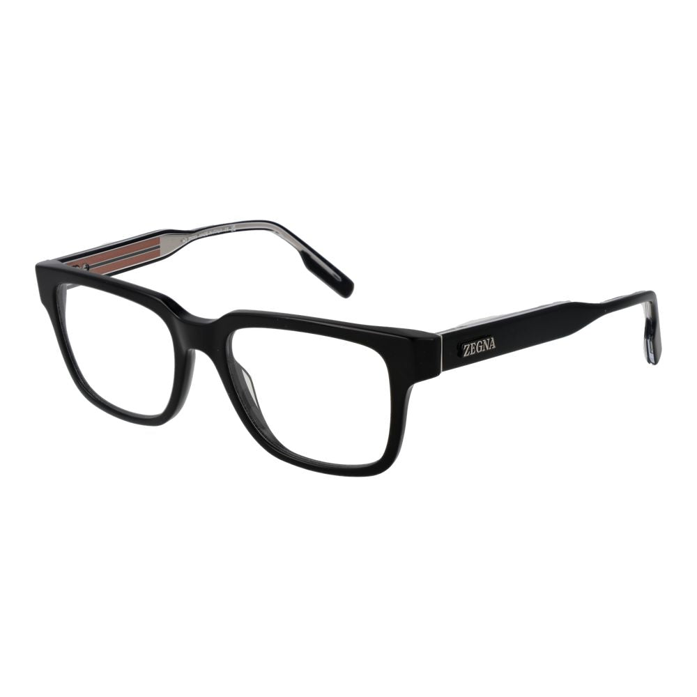 Ermenegildo Zegna Black Men Optical Frames - ACCEXO