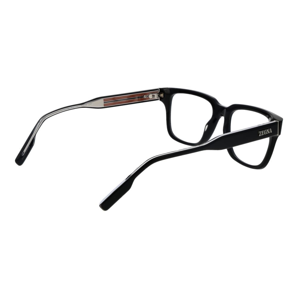 Ermenegildo Zegna Black Men Optical Frames - ACCEXO