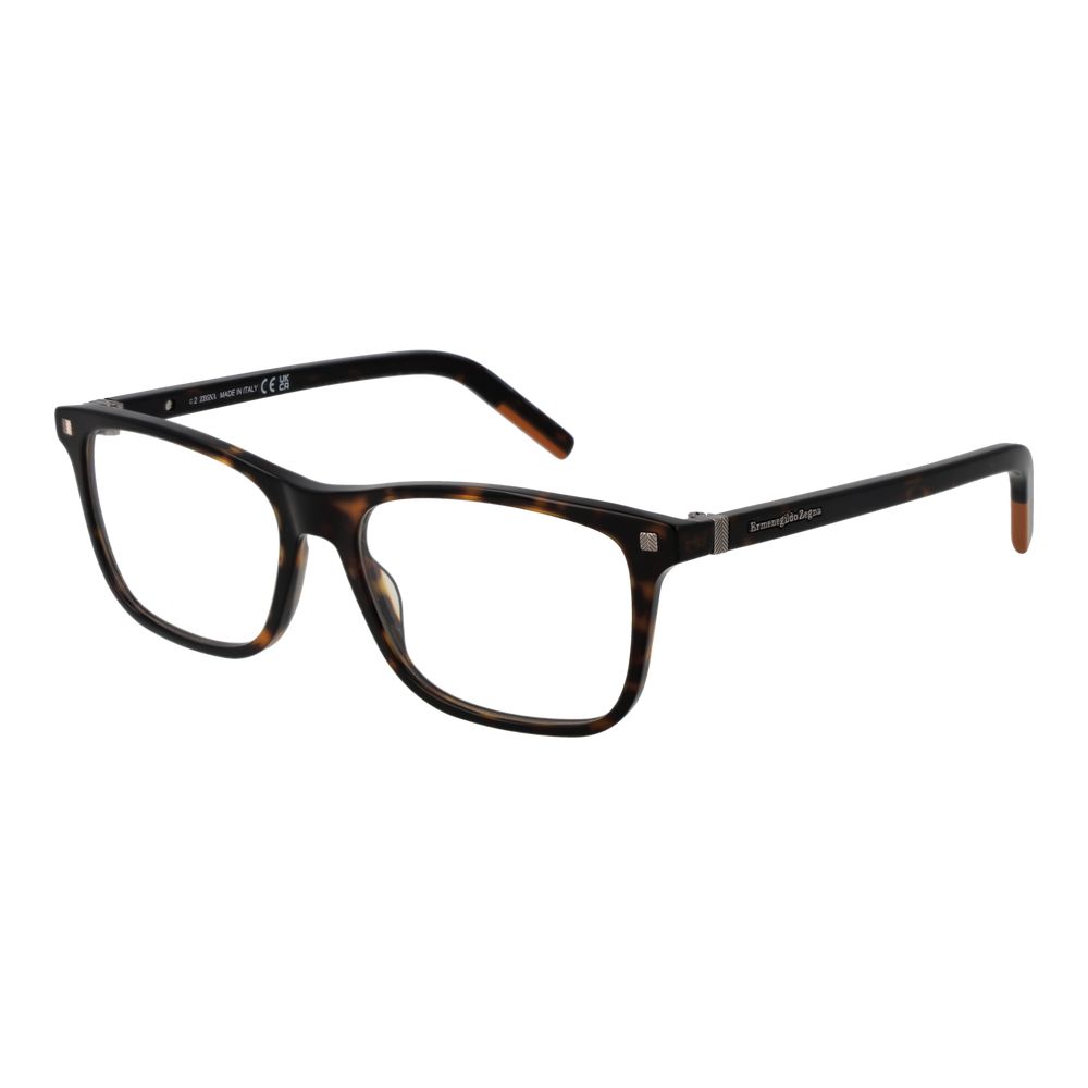 Ermenegildo Zegna Brown Men Optical Frames - ACCEXO