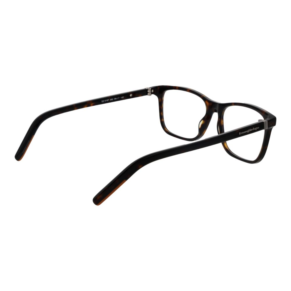 Ermenegildo Zegna Brown Men Optical Frames - ACCEXO