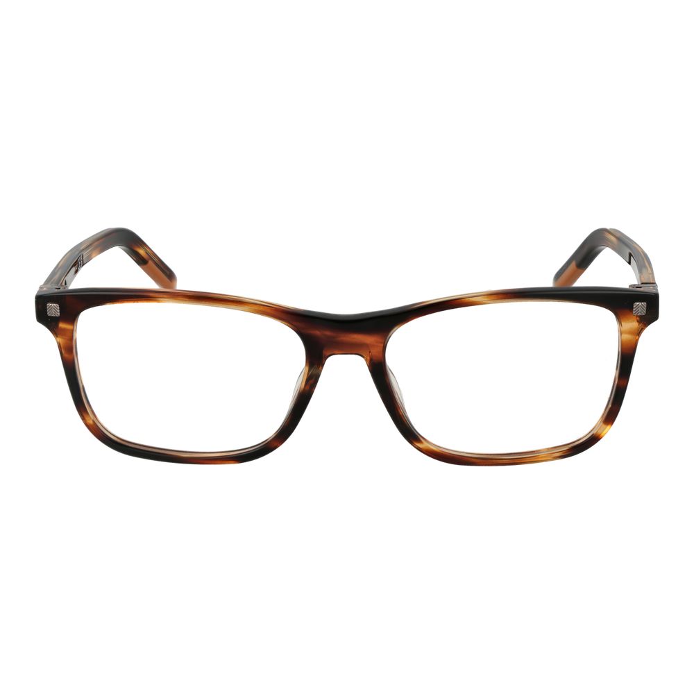 Ermenegildo Zegna Brown Men Optical Frames - ACCEXO