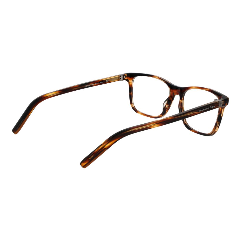 Ermenegildo Zegna Brown Men Optical Frames - ACCEXO