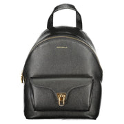 Coccinelle Black Leather Women Backpack