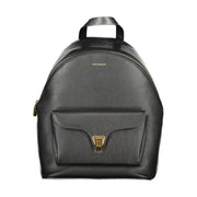 Coccinelle Black Leather Women Backpack