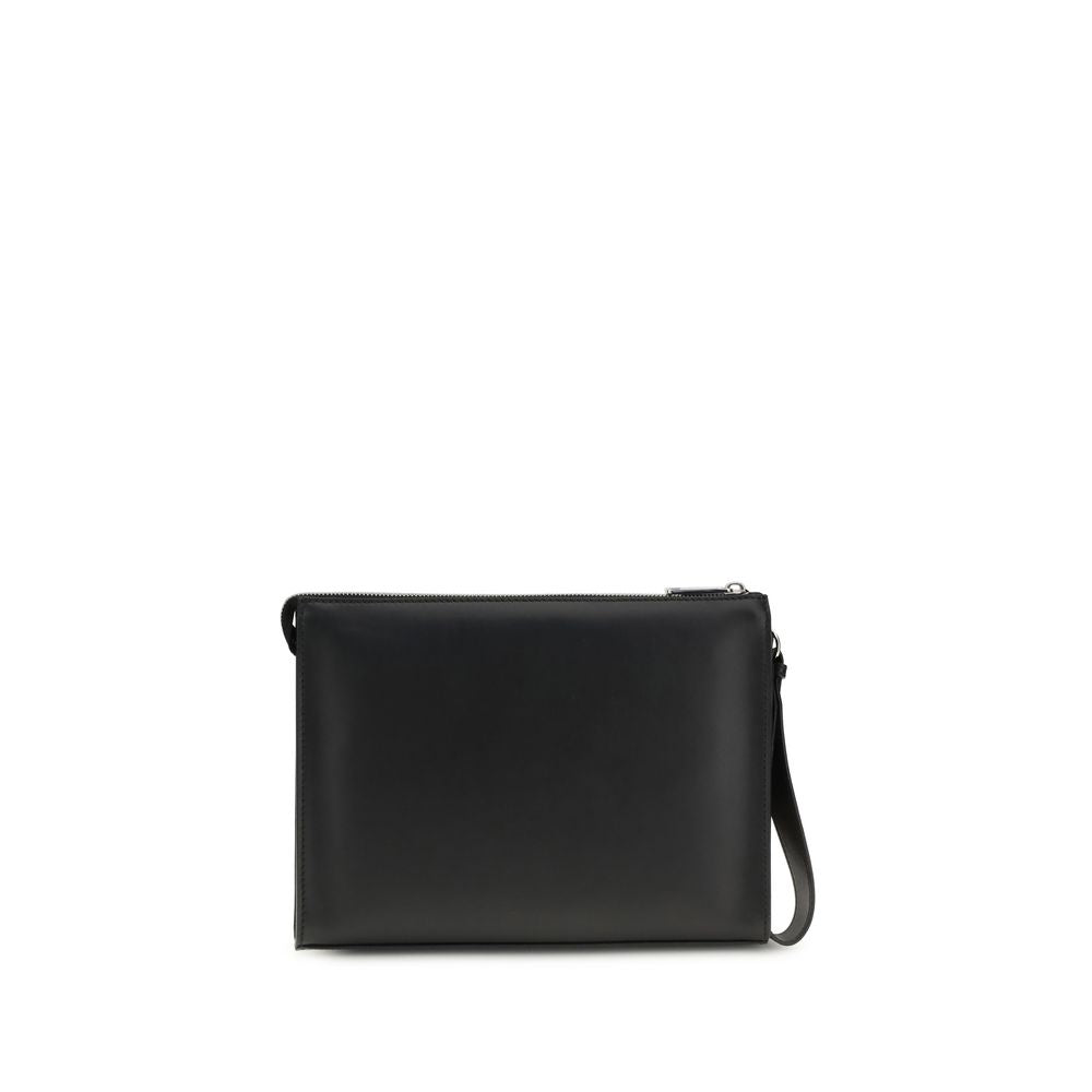 Fendi Leather FF canvas Pouch - ACCEXO