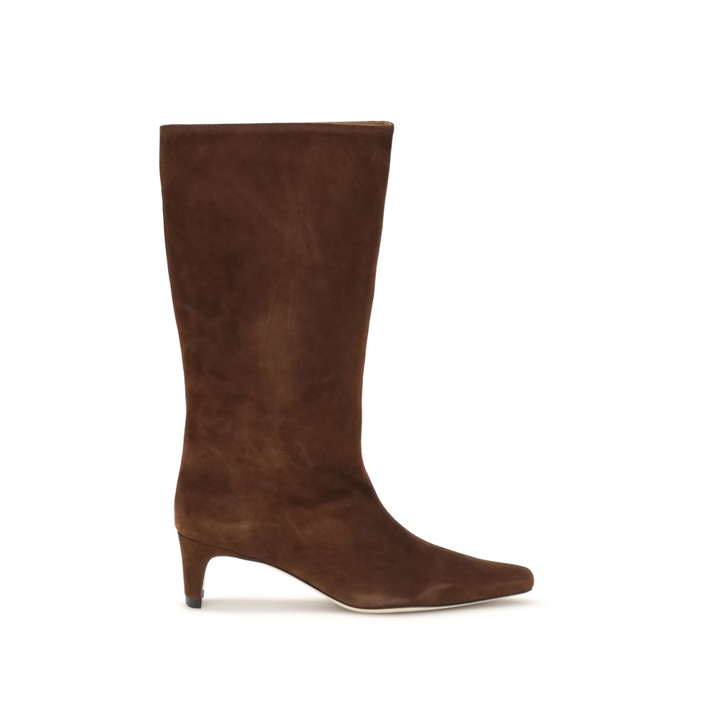 Staud Suede Wally Boots - ACCEXO