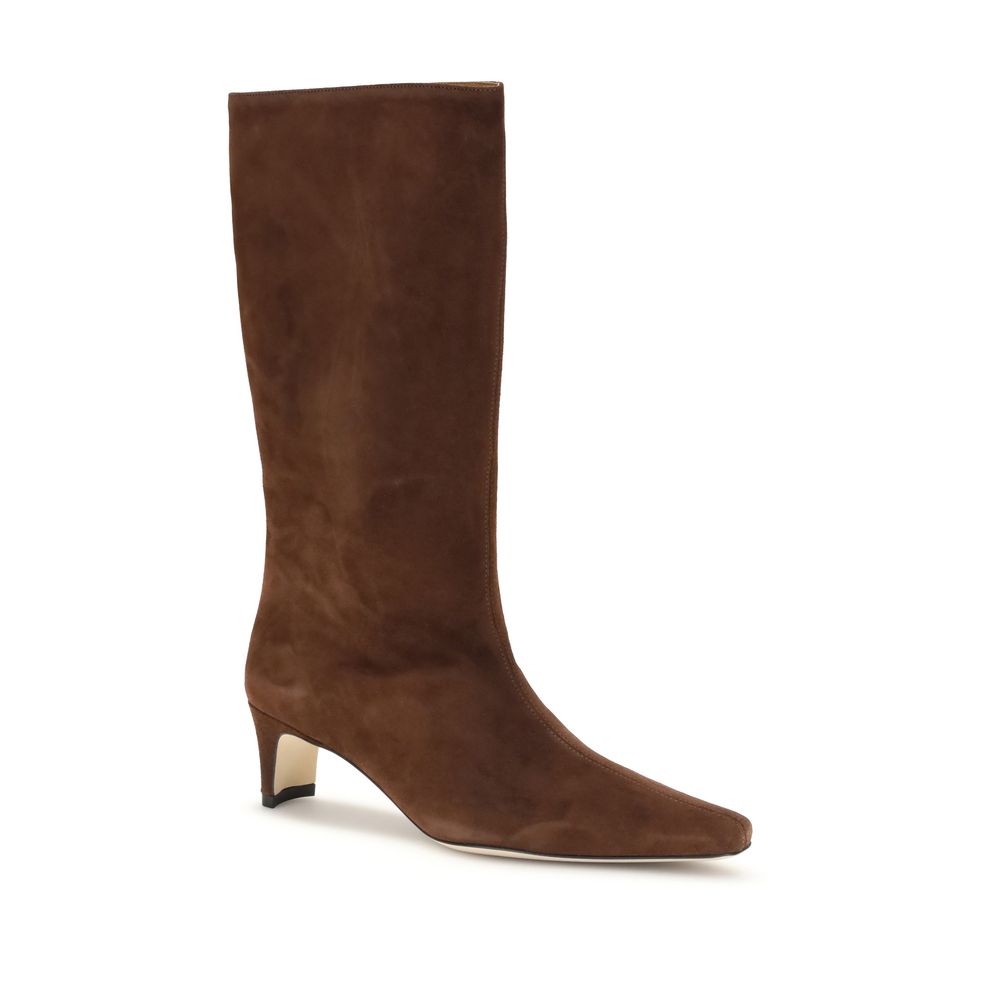 Staud Suede Wally Boots - ACCEXO