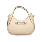 Guess Jeans Beige Polyurethane Woman Handbag