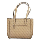 Guess Jeans Beige Polyurethane Women Handbag