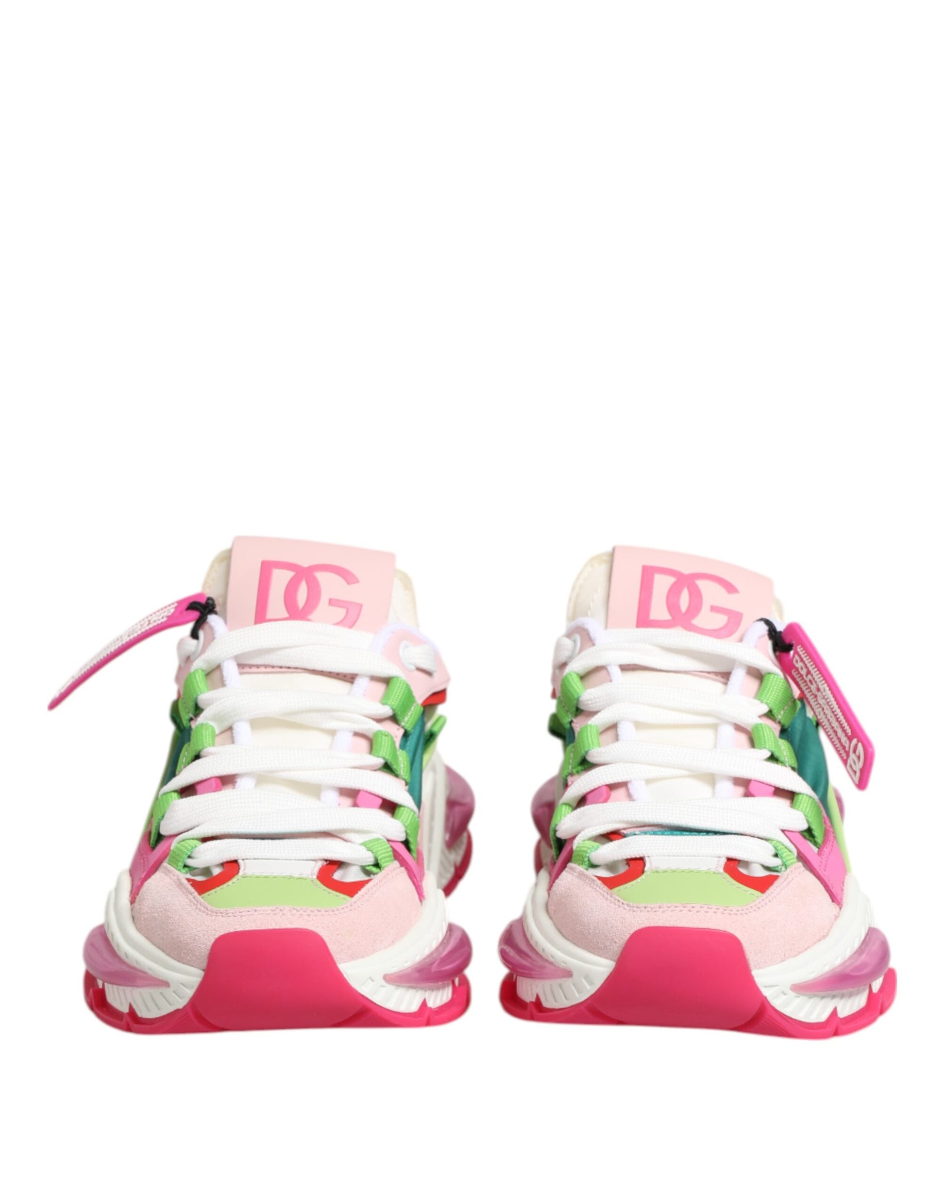 Dolce & Gabbana Multicolor Leather Airmaster Low Top Sneaker Shoes - ACCEXO