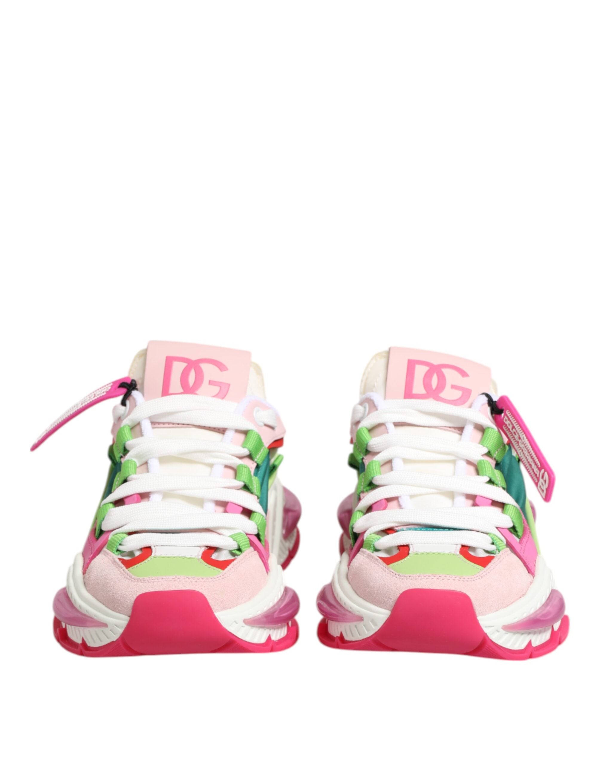 Dolce & Gabbana Multicolor Leather Airmaster Low Top Sneaker Shoes - ACCEXO