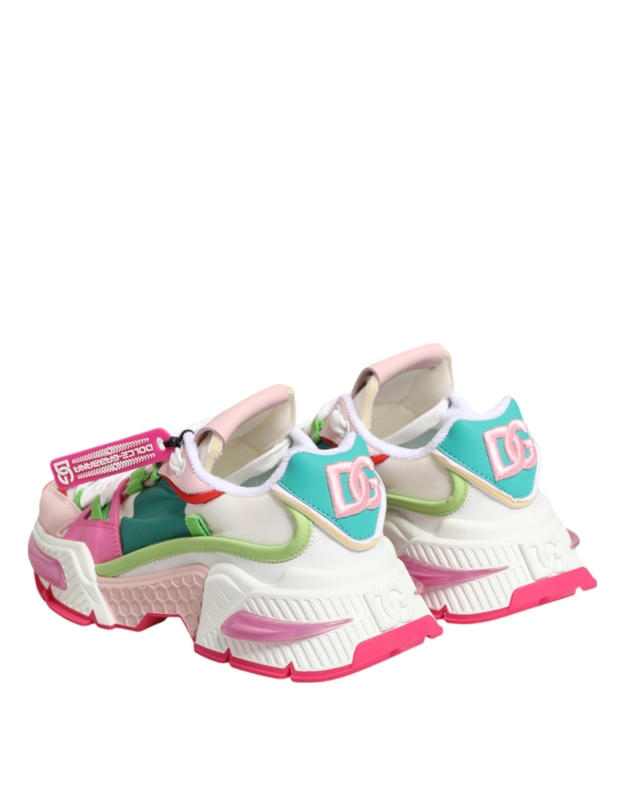 Dolce & Gabbana Multicolor Leather Airmaster Low Top Sneaker Shoes - ACCEXO