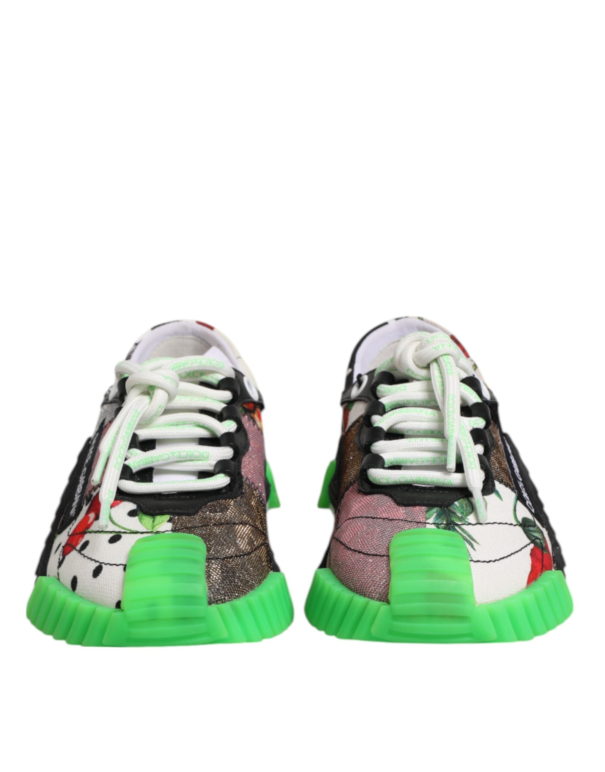 Dolce & Gabbana Multicor DG Logo Leopard Cherry Sneaker Shoes - ACCEXO