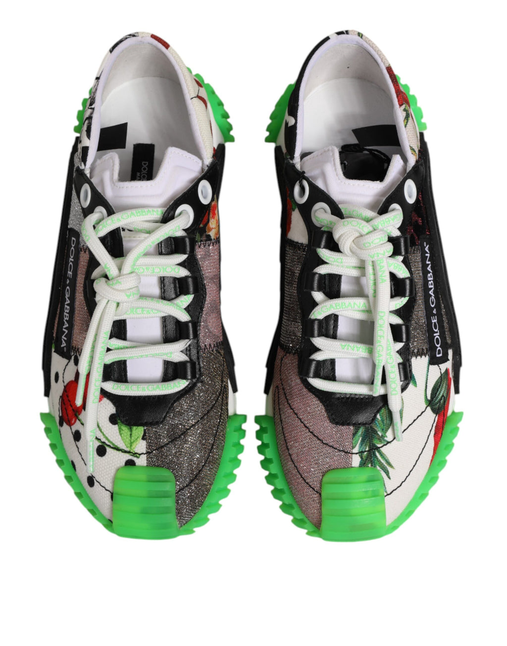 Dolce & Gabbana Multicor DG Logo Leopard Cherry Sneaker Shoes - ACCEXO