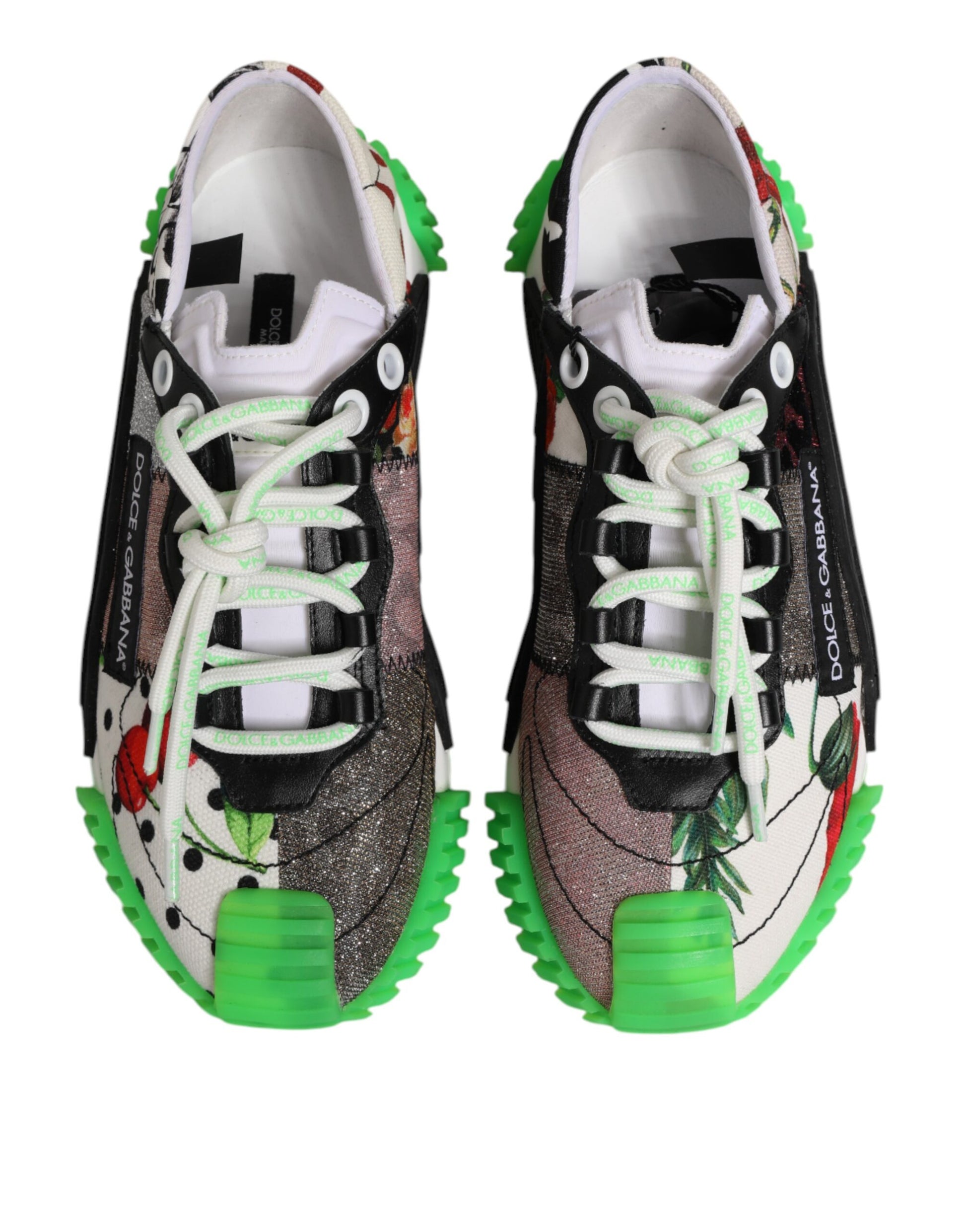 Dolce & Gabbana Multicor DG Logo Leopard Cherry Sneaker Shoes - ACCEXO